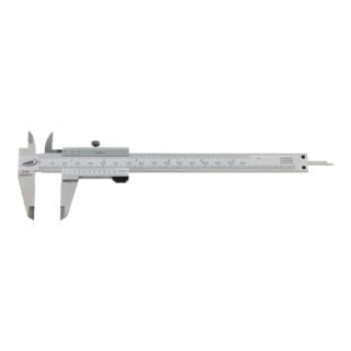 Helios Preisser Taschenmessschieber rostfreier Stahl Schraube 1/20 mm +1/128" 150 x 40 mm