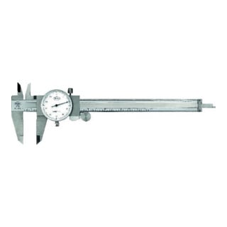 Helios Preisser Uhrmessschieber 150mm 0,01mm