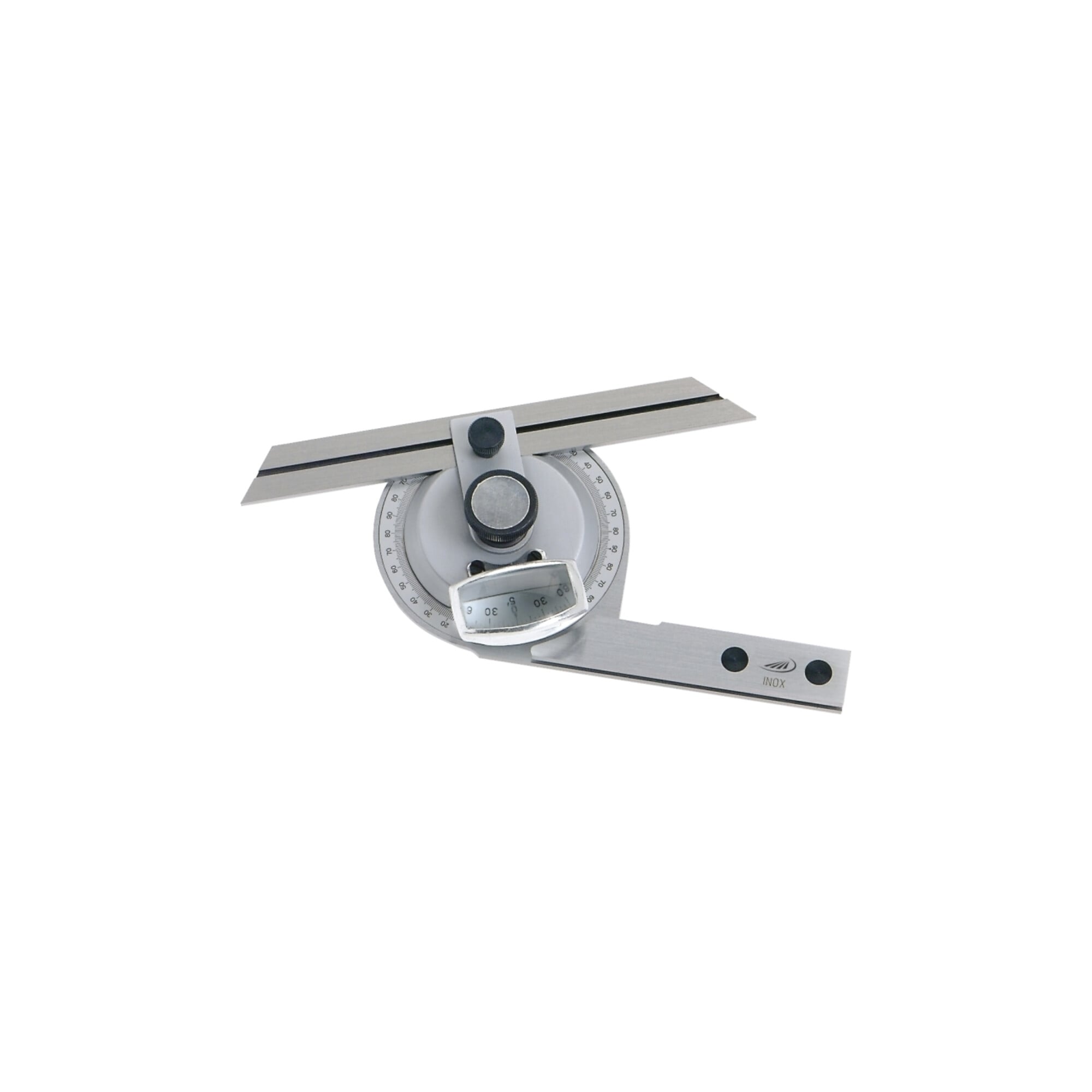 Helios Preisser Universal Winkelmesser RCr. Mit Lupe 150/200/300mm ; Helios-Preisser