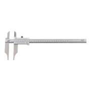 Helios Preisser Werkstattmessschieber DIN 862 300 mm mit Spitzen parallaxfrei Schnabellänge 90 mm