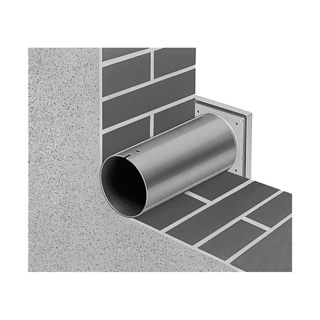 Helios Ventilateurs Ensemble d'encastrement mural 110mm WES 90/100