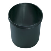 helit Corbeille à papier 18 l 320 mm noire