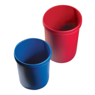 corbeille à papier Helit avec poignée (différentes couleurs)