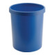 helit Papierkorb 18l Ku. blau H.320xD.315mm m.Griffrand