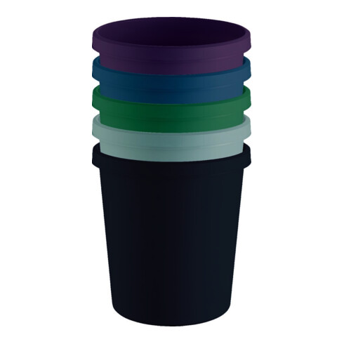 helit Poubelle 18 l verte 331 mm matière recyclée K