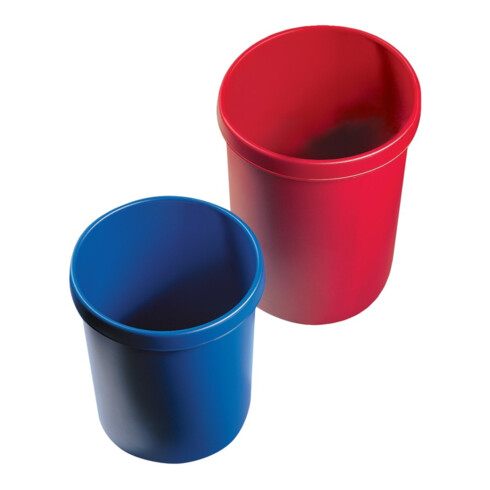 corbeille à papier Helit avec poignée (différentes couleurs)