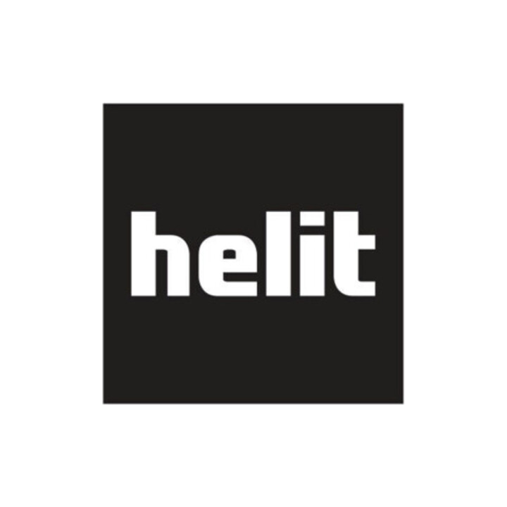 helit Prospekthalter H2352002 1/3 DIN A4 4Fächer PS glasklar