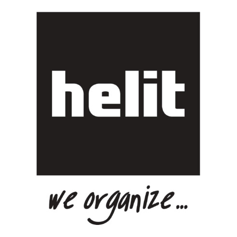 helit Prospekthalter H540xB169xT80mm 1/3 DIN A4 hoch blau