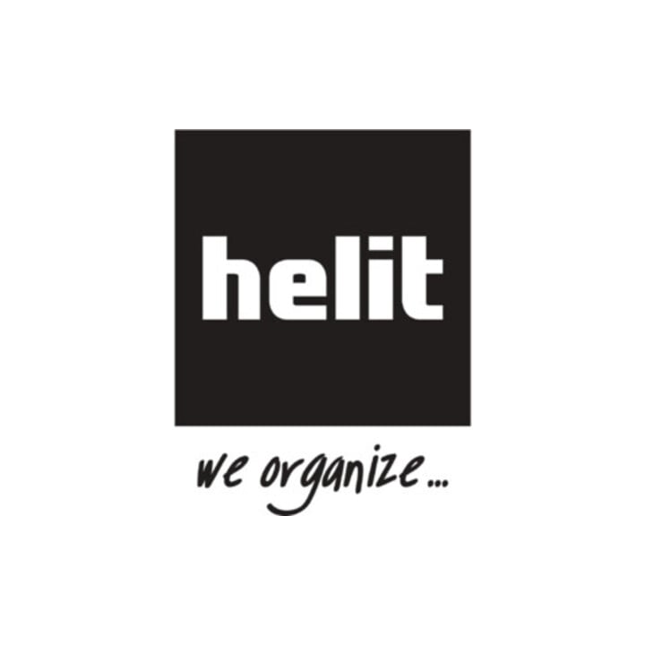 helit Prospekthalter H540xB169xT80mm 1/3 DIN A4 hoch silber