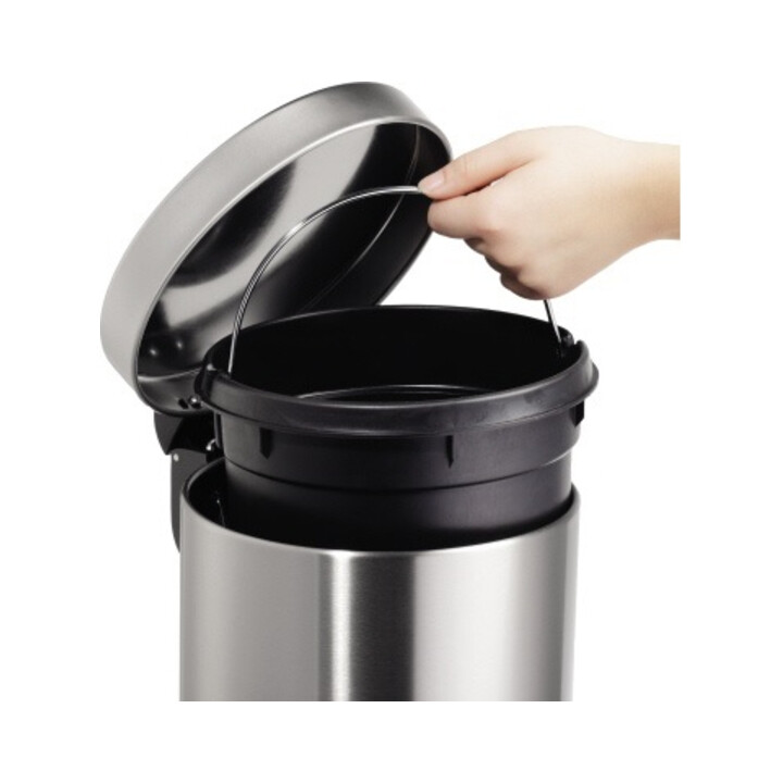 helit Tretabfalleimer Design Classic H2403600 20l Edelstahl