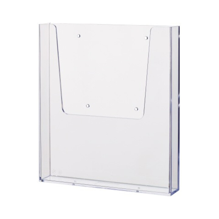 helit Wandprospekthalter H2350202 A4 1Fach PS transparent