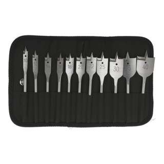 Heller CV-Flachfräsbohrer-Quickbit Set 11-teilig 10-40mm
