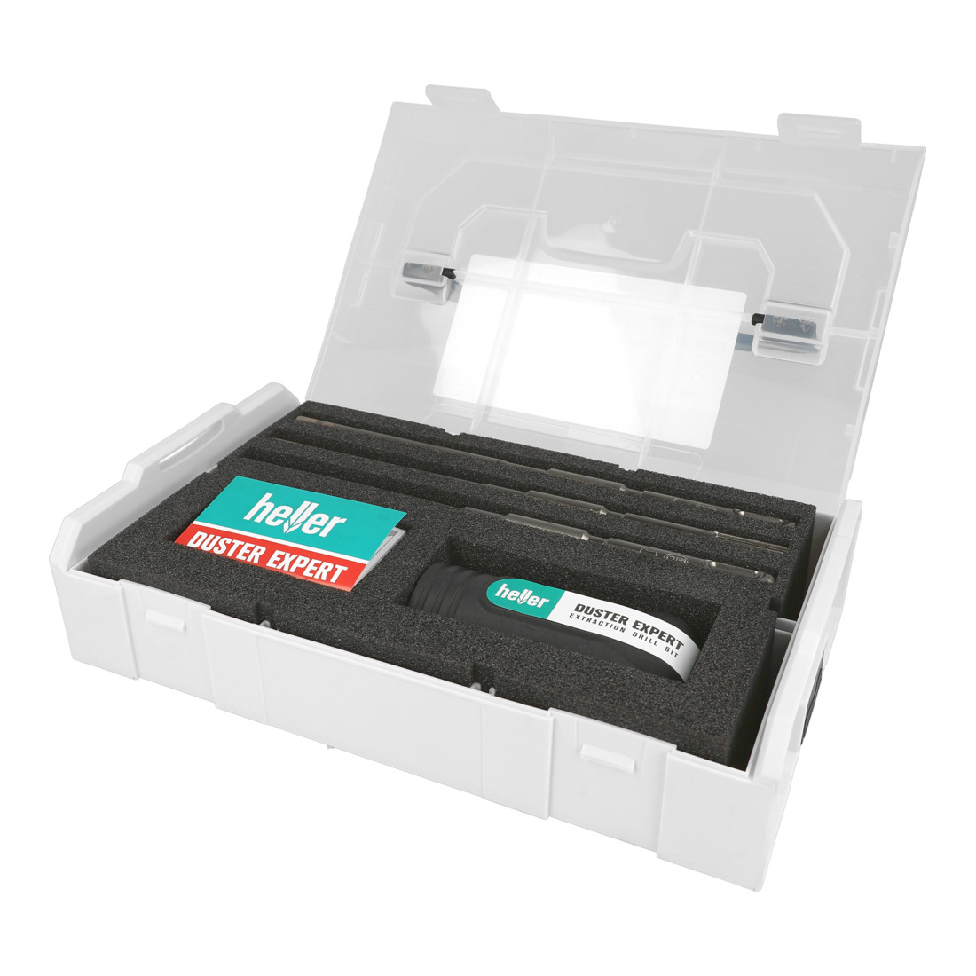 Heller Duster Expert set SDS-plus 3-pièces (avec adaptateur) diamètre 6/8/10 mm