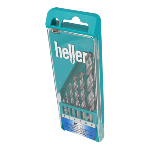 Heller HSS-Stahlbohrer-Satz 6-teilig 2-8mm