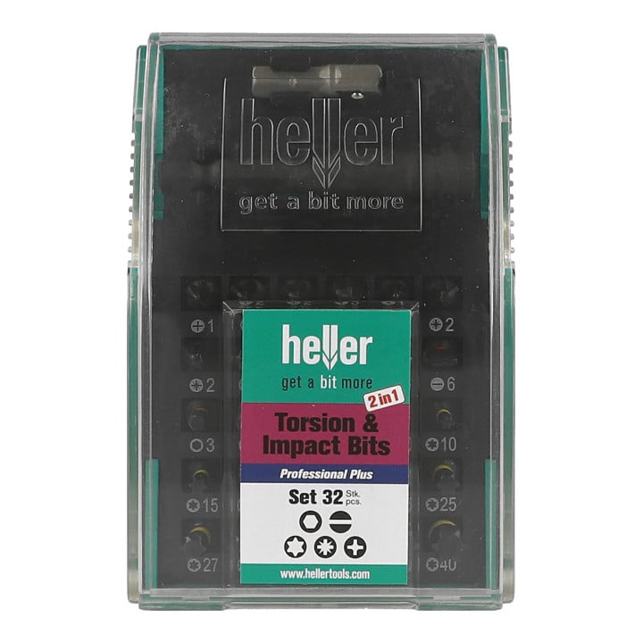 Heller Mini Box Torsion& Impact Bits 32 tlg.