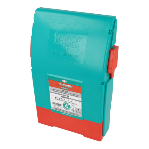 Heller Punte foranti 4POWER SDS-plus, Ø5/6/6/8/8/10/12mm
