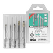 Heller QuickBit CeramicMaster, codolo esagonale ¼", Ø 4,5,6,8 e 10mm