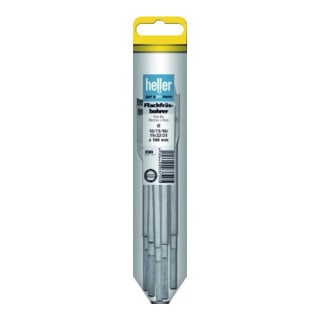 Heller QuickBit Flach-Fräsbohrer-Satz 6-teilig 10-25 mm