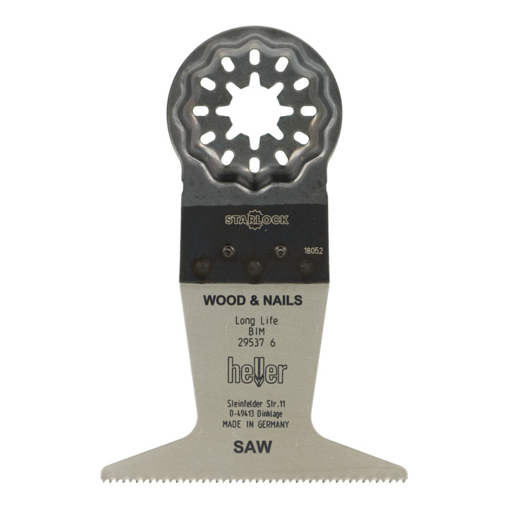 Scie à bois et à ongles Heller Starlock Blades BIM, 50 x 35 mm