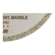 Lame de scie diamantée Heller Starlock Blades, par ex. pour le marbre ou le ciment à joints, 75 x 2.2 mm-3