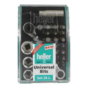 Heller Universal Bit Set 24 tlg. Torx/Imbus/PZ/PH/HEX-3