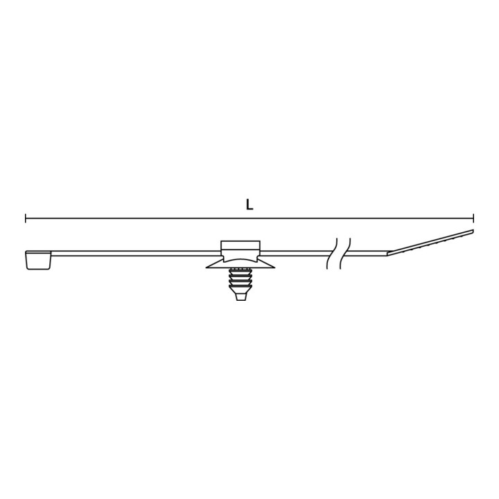 Hellermann Tyton Befestigungsbinder T30RFT5-MC1-BKGY-D1