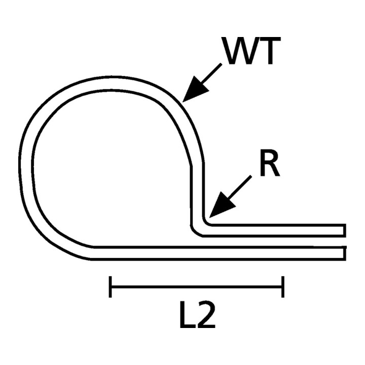 Hellermann Tyton Befestigungsschelle ALU4-ALU-NA-C1