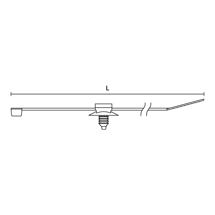 Hellermann Tyton Collier de fixation T30RFT5-MC1-BKGY-D1