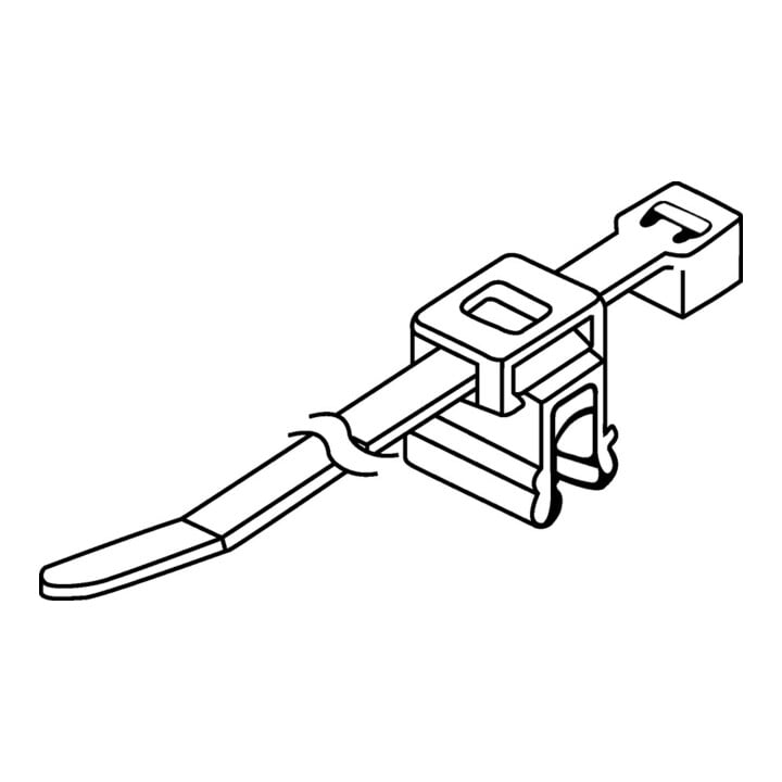 Hellermann Tyton Collier de fixation T50ROSEC4A