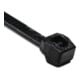 Hellermann Tyton Collier de serrage extérieur denté T30ROS-HS-BK-C1