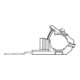 Hellermann Tyton Élement de fixation 203,5 × 34,9 mm 151-01504(140)