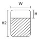 Hellermann Tyton Étiquettes auto-laminantes 596-00124 blanc transparent 1500