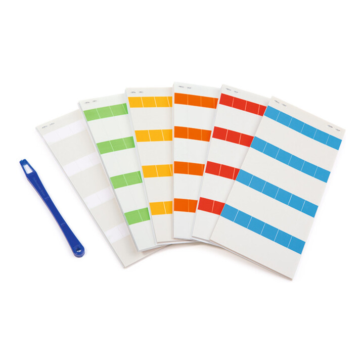 Hellermann Tyton Étiquettes manuel 25,4 × 76,2 mm HSMB-C3-1402-WH