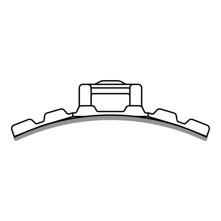 Hellermann Tyton flexibler Klebesockel FMB4APT-A-PA66HS-BK 28x28mm schwarz