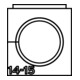 Hellermann Tyton Manchon simple VarioPlate 14-15 mm VP-S_14-15
