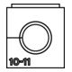 Hellermann Tyton Manchon simple VarioPlate VP-S 10-11 mm