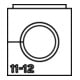 Hellermann Tyton Manchon simple VarioPlate VP-S_11-12 11-12 mm