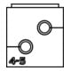 Hellermann Tyton Passe-câble double VarioPlate 4-5 mm VP-S_2/4-5