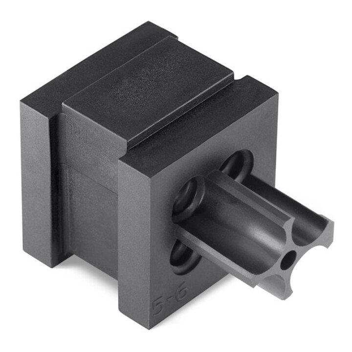 Hellermann Tyton Passe-câbles quadruple VarioPlate 5-6 mm VP-S_4/5-6
