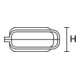 Hellermann Tyton Relifix V 525Y V525YPP/SIGN Coquille moulée
