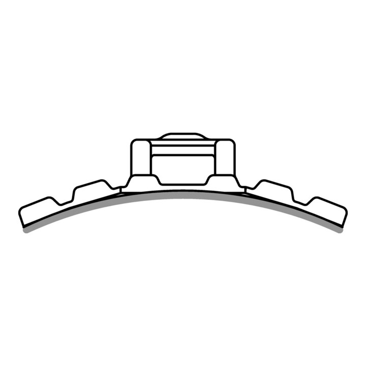 Hellermann Tyton Socle adhésif flexible FMB4APT-A-BK