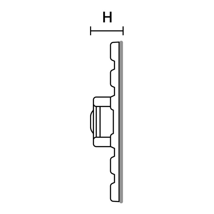 Hellermann Tyton Socle adhésif flexible FMB4APT-A-BK