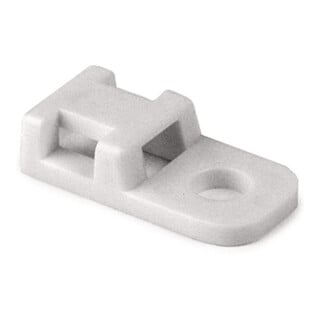 Hellermann Tyton Support à vis CTAM1-PA66-WH 20,4 × 10,2 mm blanc