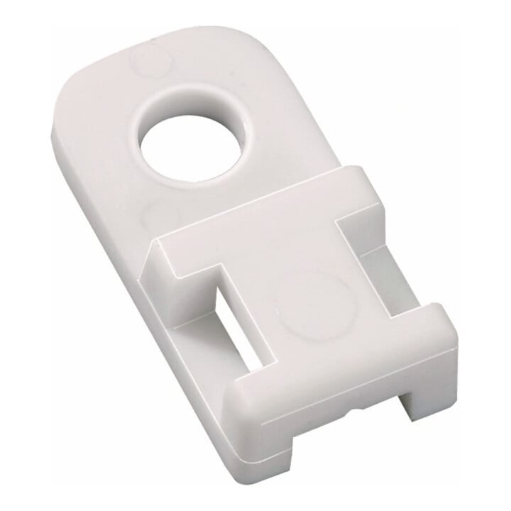 Hellermann Tyton Support à vis CTAM1-PA66-WH 20,4 × 10,2 mm blanc
