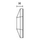 Hellermann Tyton Support adhésif 38x38 mm MB5APT-A-PA66-BK noir