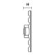 Hellermann Tyton Support adhésif flexible FMB4APT-A-PA66HS-BK 28x28mm noir