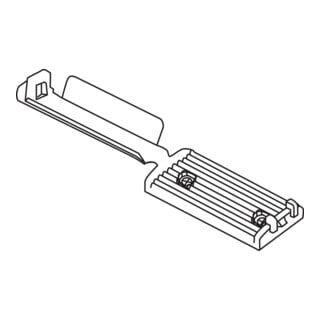 Hellermann Tyton Support de câble plat FKH25A-HIR-BK-C1 31 mm noir