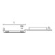 Hellermann Tyton Support de câble plat FKH25A-HIR-BK-C1 31 mm noir