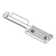 Hellermann Tyton Support de câble ruban plat FKH50A-HIR-BK-C1 56,5 mm noir