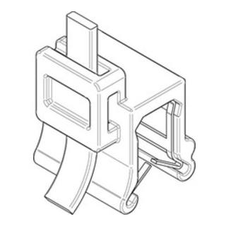 HellermannTyton Befestigungsbinder Edgeclip T50ROSEC5A-MC5-BK-D1